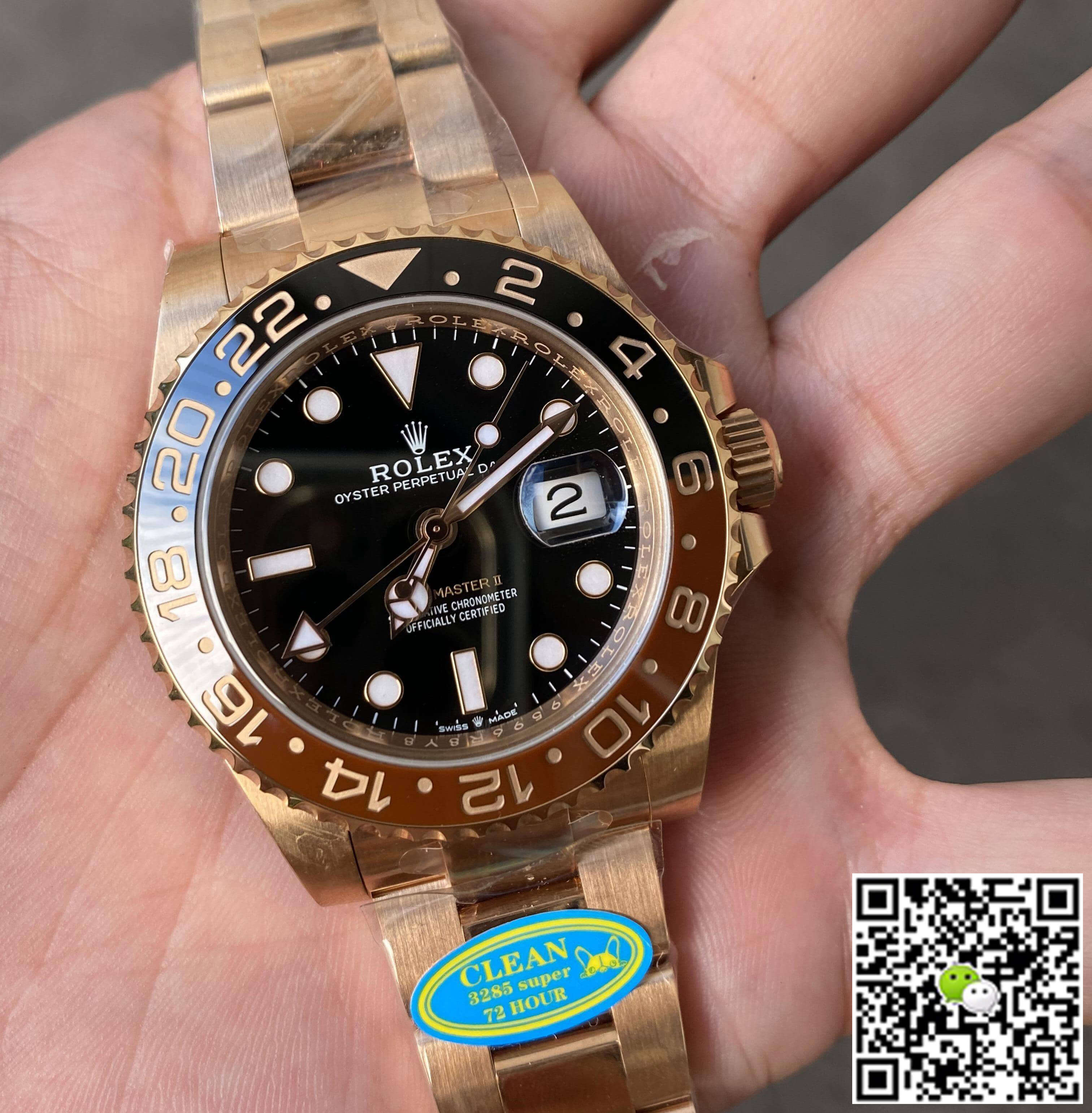 Replica R01ex GMT Master II M126715CHNR-0001 1:1 Best Edition Clean Factory V2 Ceramic Bezel