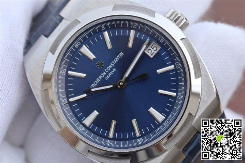 Vacheron C0nstan1n Replica Overseas 47040 JJ Factory 1:1 Best Edition Swiss ETA9015 Blue Dial