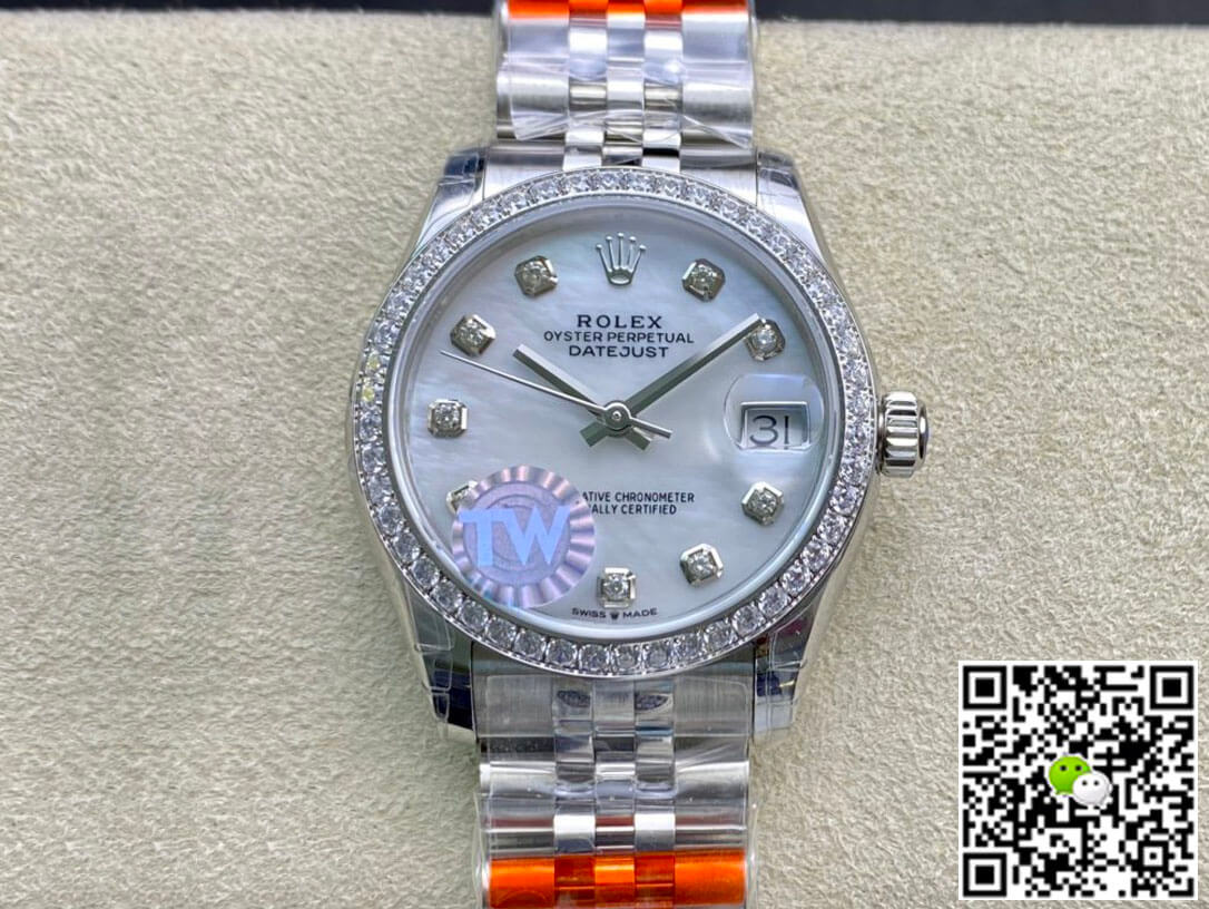 Replica R01ex Datejust M278384RBR-0008 1:1 Best Edition TW Factory Mother-Of-Pearl Dial