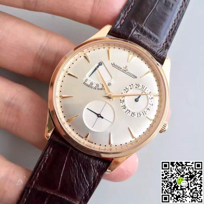 Replica Jaeger-LeCoultre Master Ultra Thin Q1372520 ZF Factory Mechanical Watches 1:1 Best Edition Swiss ETA938 18K rose gold