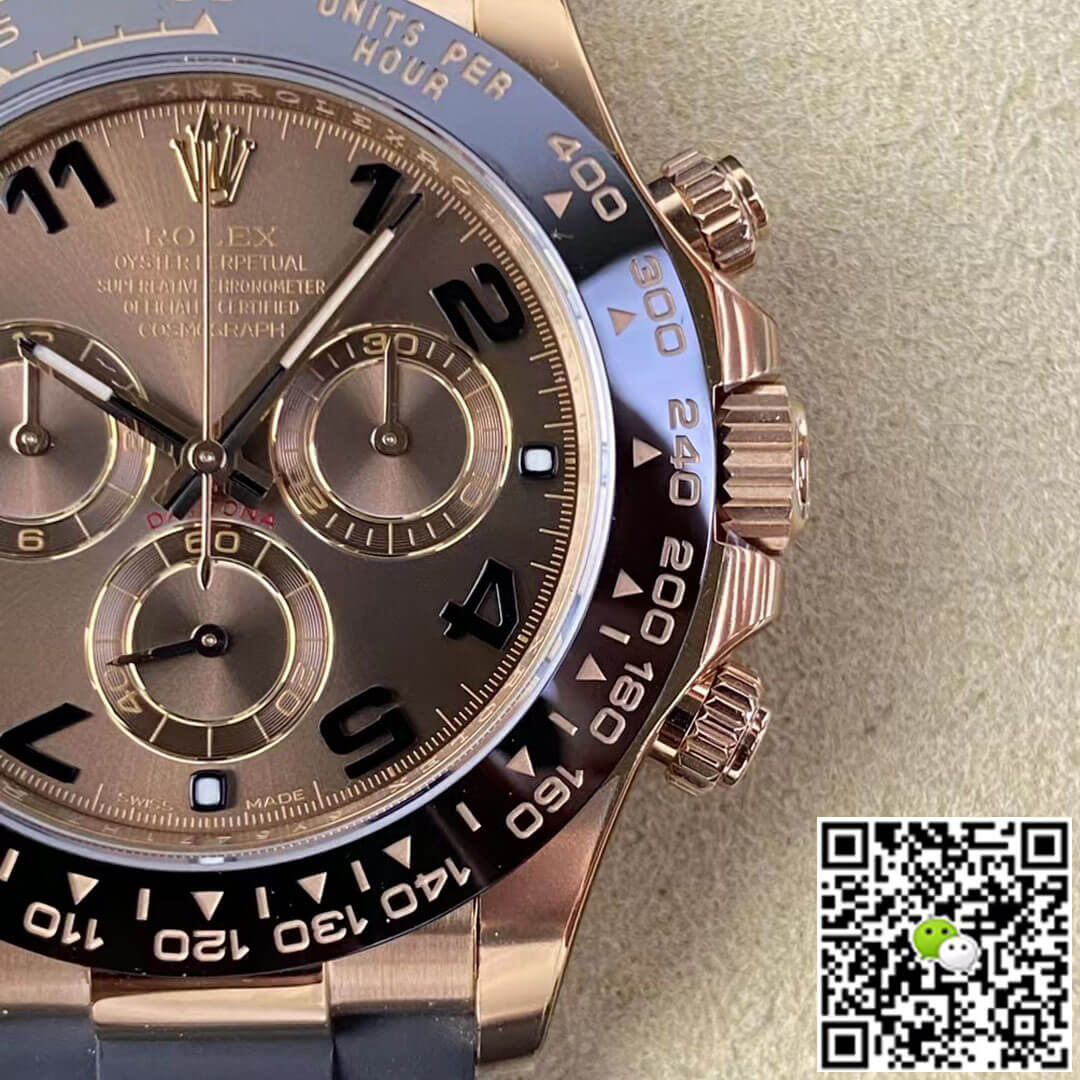 Replica R01ex Cosmograph Daytona M116515LN-0015 1:1 Best Edition Clean Factory V3 Rubber Strap
