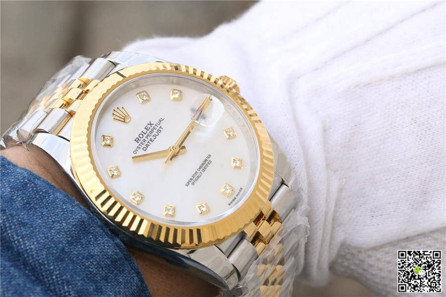 Replica R01ex Datejust M126333-0018 1:1 Best Edition EW Factory Yellow Gold