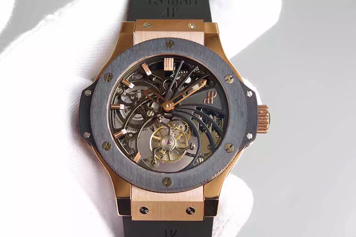 Replica Hublot Big Bang Hollow Tourbillon 1:1 Best Edition Swiss Manual Winding Tourbillon Movement