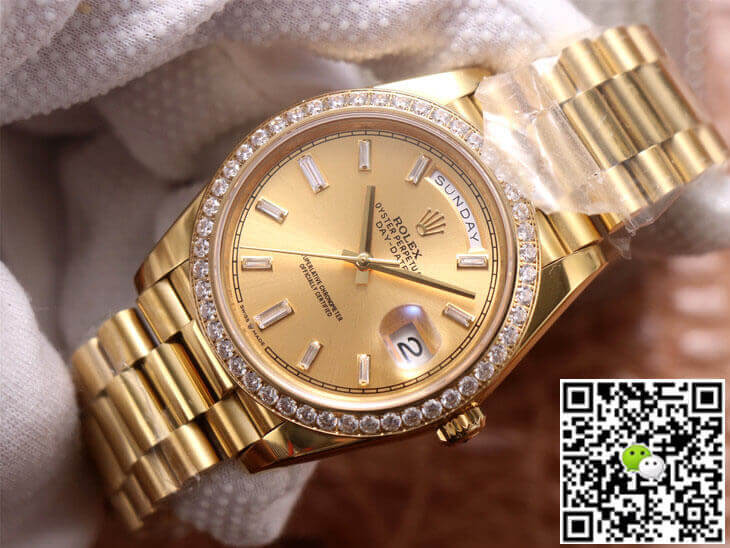 Replica R01ex Day Date M228348RBR-0002 1:1 Best Edition EW Factory Champagne Dial