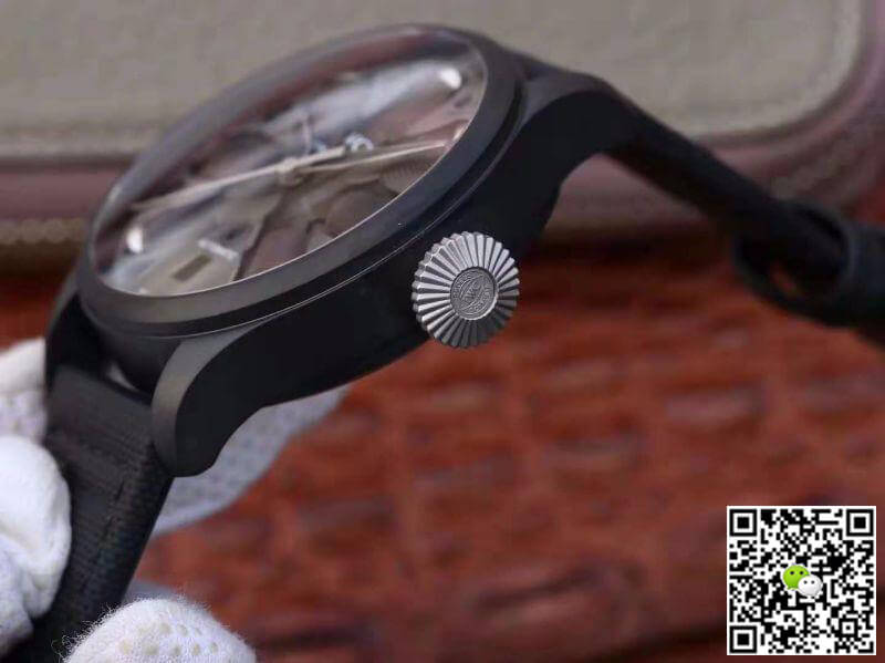 Replica IWC Schaffhausen Pilot Top Gun 44 1:1 Best Edition Swiss ETA A23J Special What-if Concept Fuse Dial