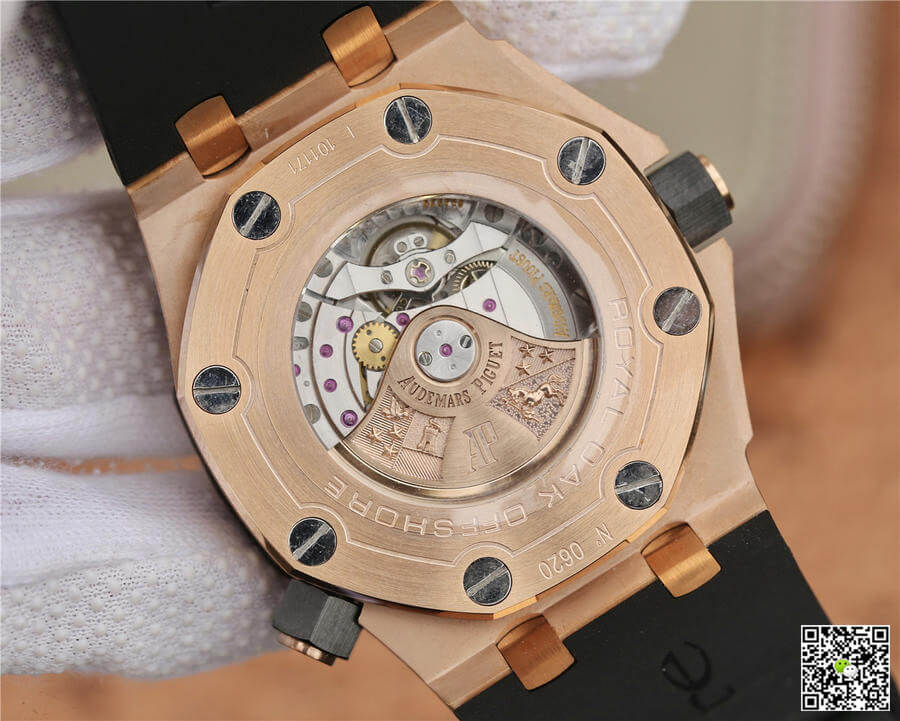 Replica Audemars P1g*et Royal Oak Offshore 15710 1:1 Best Edition JF Factory V8 Rose Gold