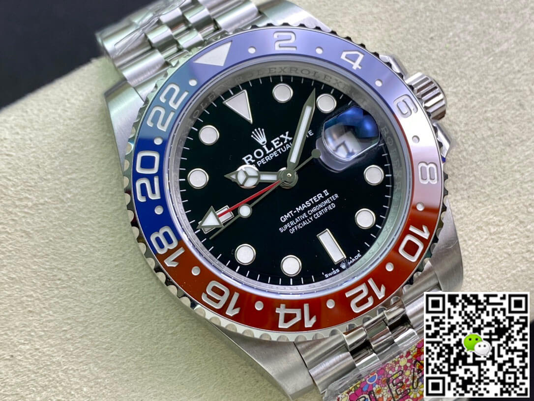 Replica R01ex GMT Master II M126710BLRO-0001 1:1 Best Edition Clean Factory Black Dial