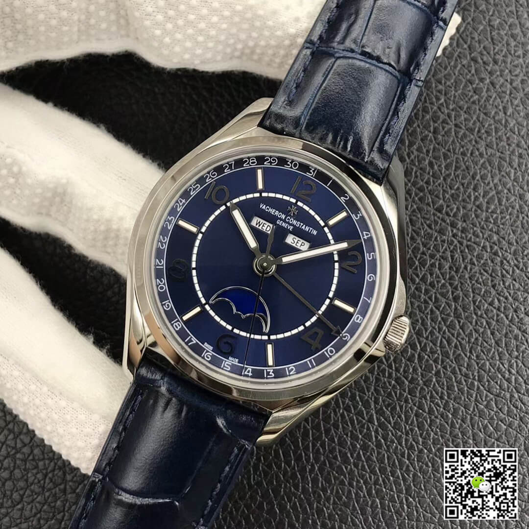 Replica Vacheron C0nstan1n FiftySix Day-Date 4000E/000A-B548 1:1 Best Edition ZF Factory Blue Dial
