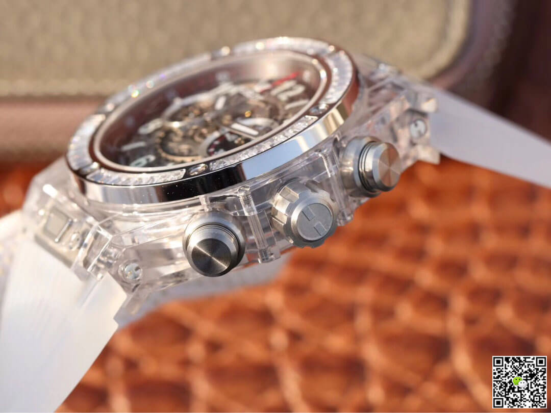 Replica Hublot Big Bang 411.JX.4802.RT 1:1 Best Edition White Rubber Strap