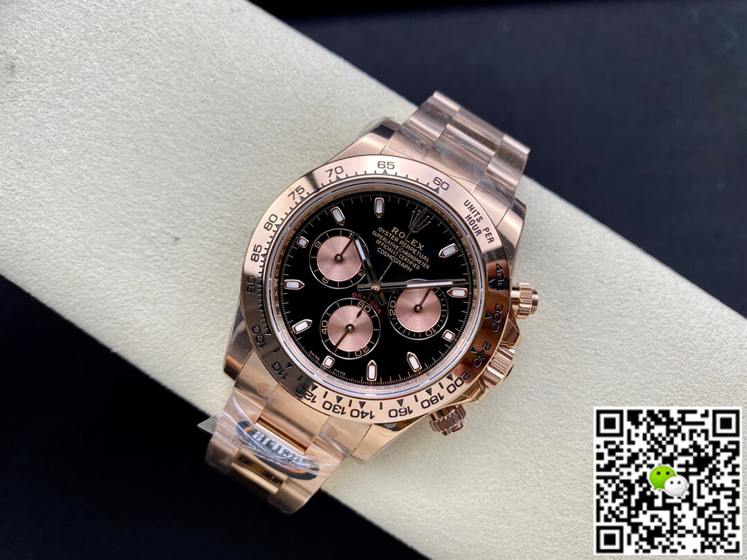 Replica R01ex Daytona M116505-0008 1:1 Best Edition BT Factory Black Dial