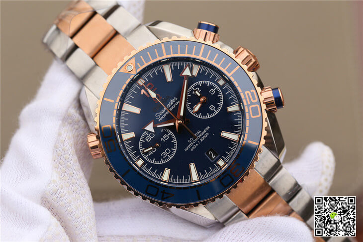 Replica 0me*ga Seamaster Ocean Planet 600M 215.20.46.51.03.001 1:1 Best Edition OM Factory Rose Gold