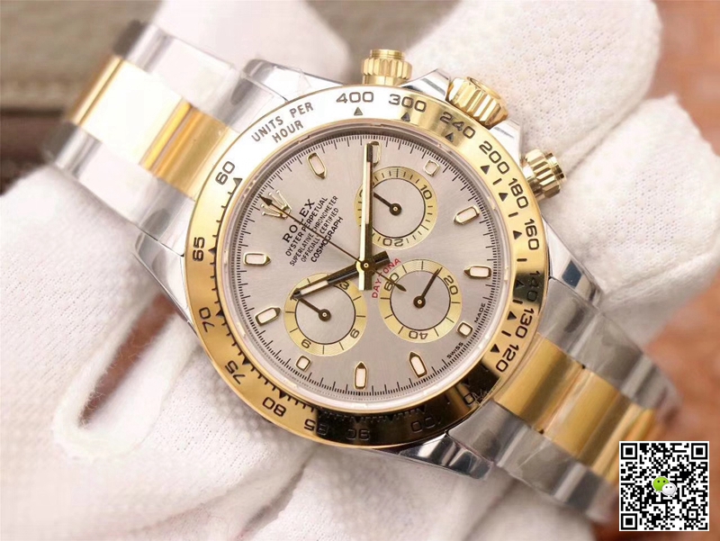 R01ex Daytona Replica Cosmograph M116503-0002 1:1 Best Edition Noob Factory Gray Dial Swiss ETA4130