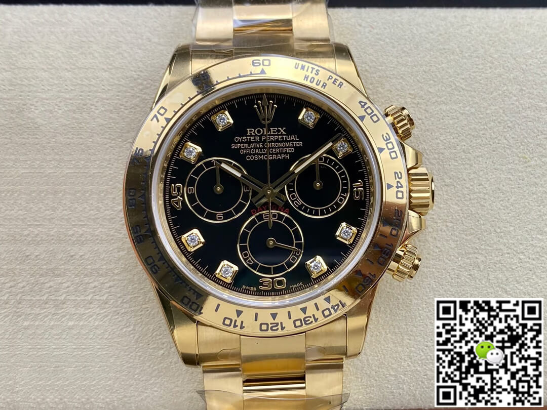 Replica R01ex Cosmograph Daytona M116508-0008 1:1 Best Edition Clean Factory Yellow Gold