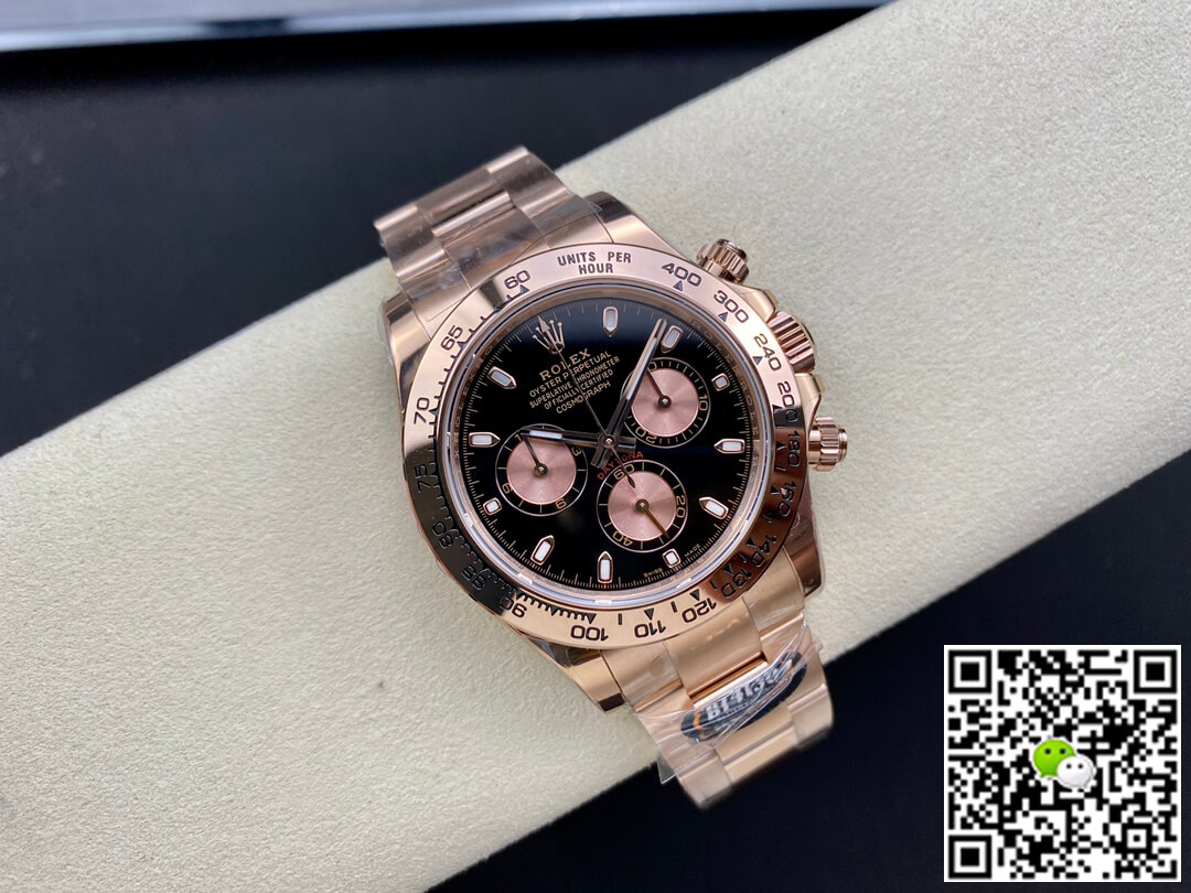 Replica R01ex Daytona M116505-0008 1:1 Best Edition BT Factory Black Dial