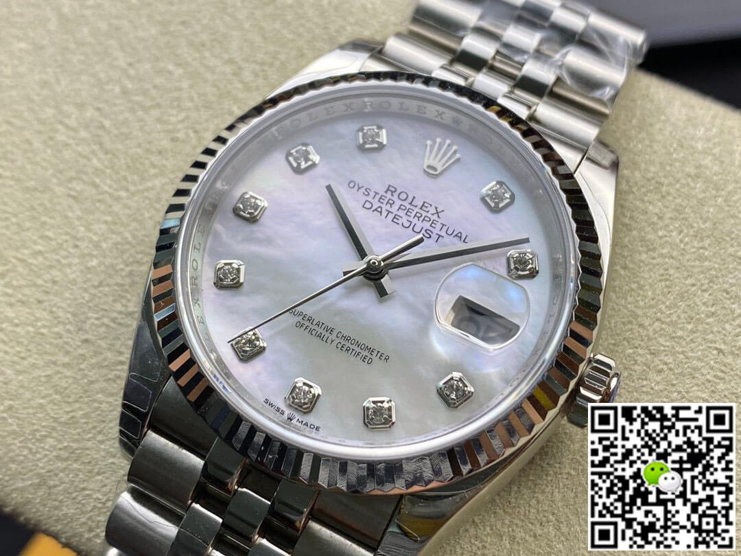 Replica R01ex Datejust 178384-NG-63160 31MM 1:1 Best Edition EW Factory Silvery White Dial