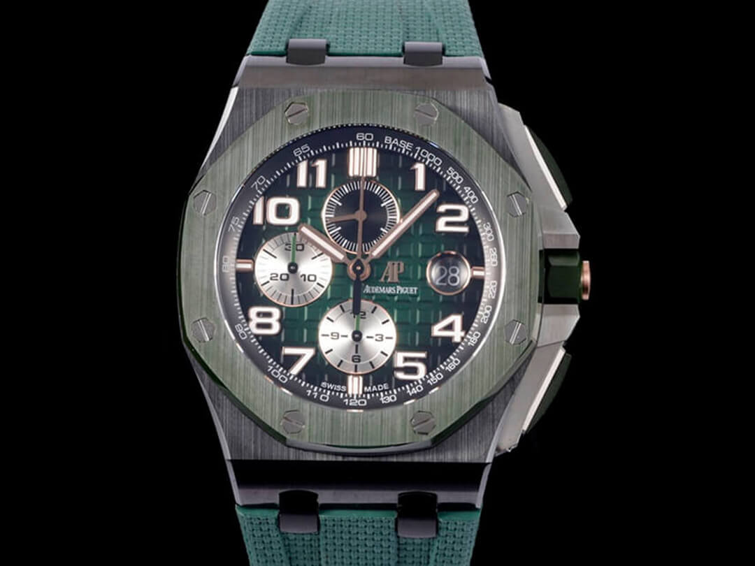 Replica Audemars P1g*et Royal Oak Offshore 26405CE.OO.A056CA.01 1:1 Best Edition RS Factory Green Dial