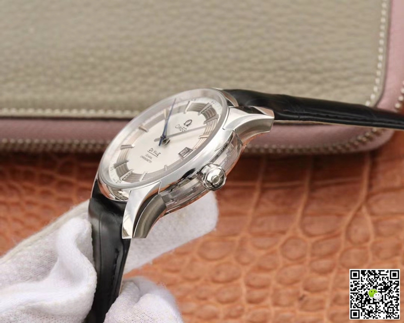 Replica 0me*ga De Ville 431.33.41.21.02.001 1:1 Best Edition VS Factory White Dial Swiss ETA8500