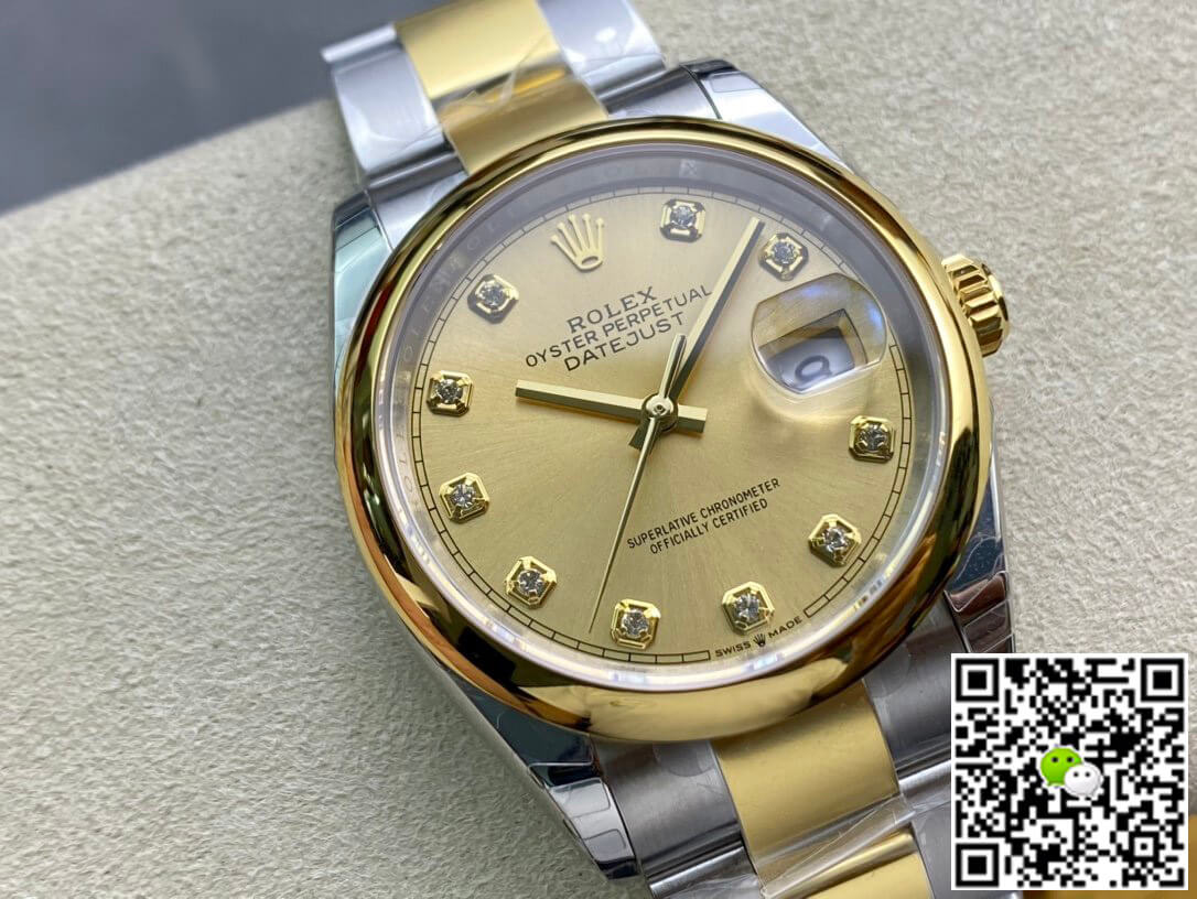 Replica R01ex Datejust M126203-0018 1:1 Best Edition EW Factory Champagne Dial