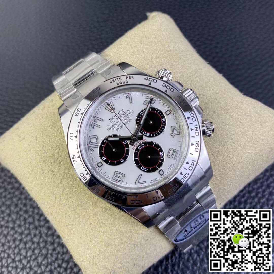 Replica R01ex Cosmograph Daytona 1:1 Best Edition Clean Factory V3 Stainless Steel White Dial