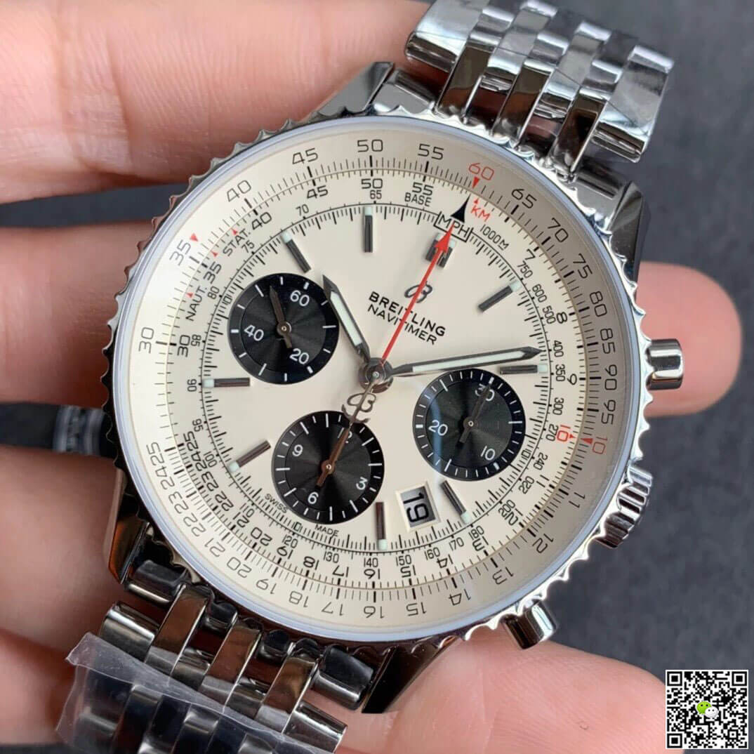 Replica Breitling Navitimer 1 B01 AB0121211G1A1 1:1 Best Edition GF Factory Stainless Steel