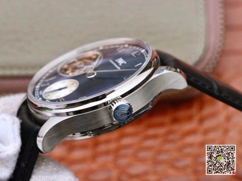 IWC Replica Portuguese Tourbillon IW546302 ZF Factory Men Watches 1:1 Best Edition Swiss Tourbillon Blue Dial