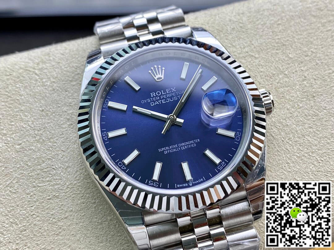 Replica R01ex Datejust M126334-0002 1:1 Best Edition EW Factory Blue Dial