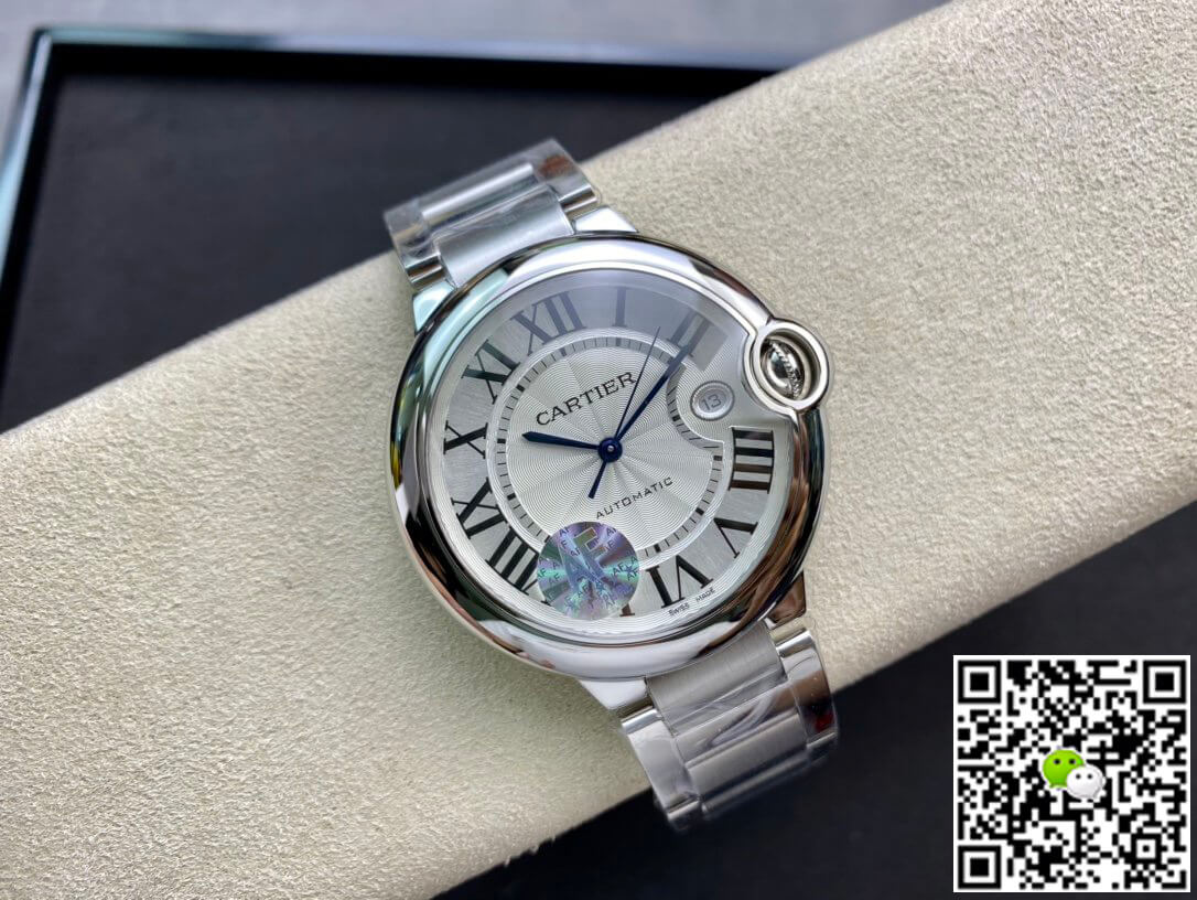 Replica Ballon Bleu De Ca*t1er W69012Z4 42MM 1:1 Best Edition AF Factory Silver White Dial