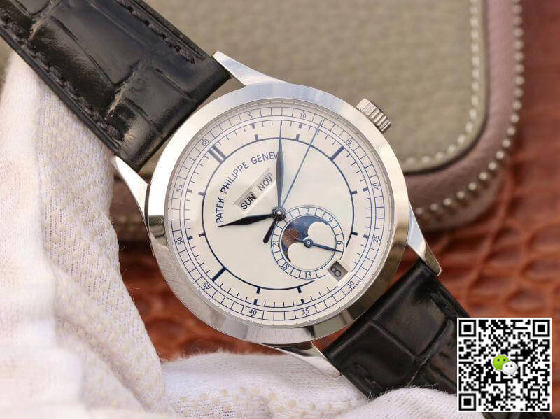 Replica Pat*k Phi1i*pe Complications Annual Calendar 5396G-001 KM Factory 1:1 Best Edition Swiss ETA324S White Dial