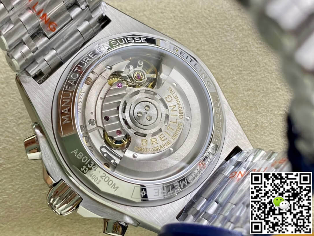 Replica Breitling Chronomat AB01343A1L1A1 1:1 Best Edition GF Factory Green Dial