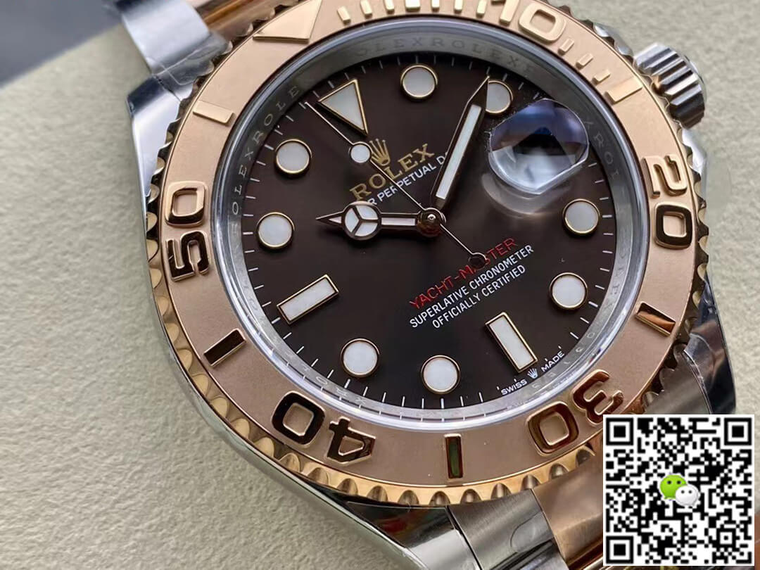 Replica R01ex Yacht Master M126621-0001 1:1 Best Edition Clean Factory Chocolate Dial