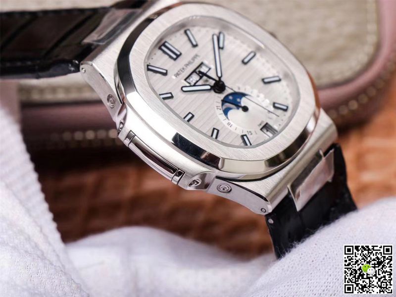 Replica Pat*k Phi1i*pe Nautilus 5726/1A-010 1:1 Best Edition PF Factory Black Strap Swiss ETA324