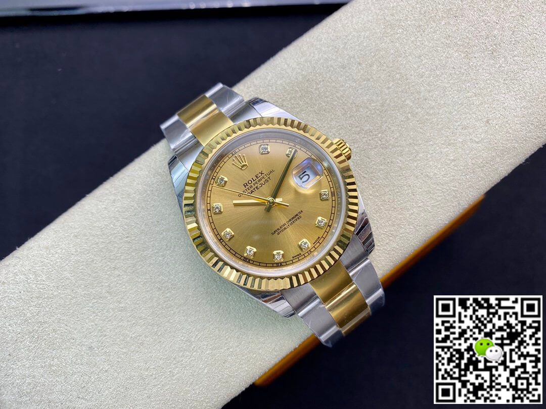 Replica R01ex Datejust M126333-0011 1:1 Best Edition EW Factory Champagne Dial