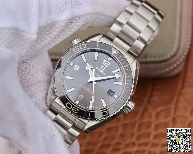 Replica 0me*ga Seamaster 215.30.44.21.01.001 1:1 Best Edition VS Factory Black Ceramic Dial Swiss 8900