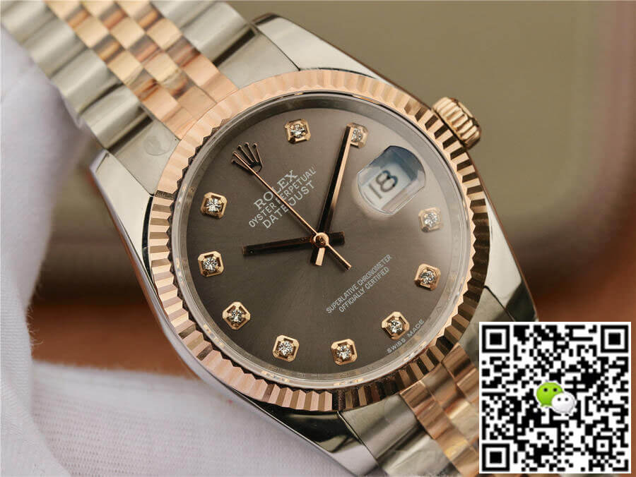 Replica R01ex Datejust 116231 1:1 Best Edition GM Factory D1am0nd-set Dial