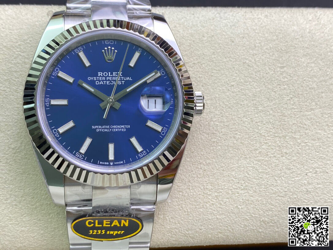 Replica R01ex Datejust M126334-0001 1:1 Best Edition Clean Factory Blue Dial