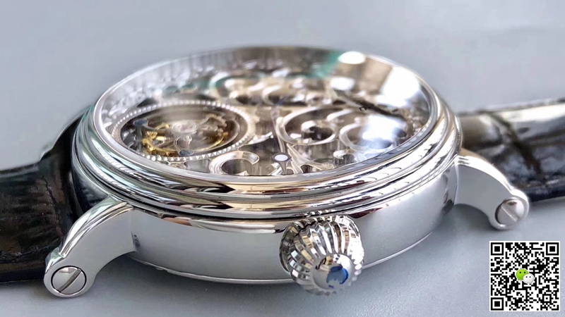 Pat*k Phi1i*pe Replica Tourbillon P83000 1:1 Best Edition Silver Dial Swiss Tourbillon