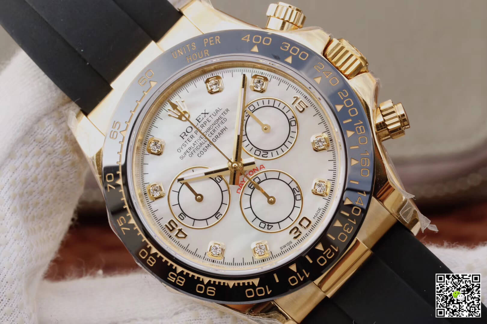 Replica R01ex Daytona Cosmograph M116518ln-0037 1:1 Best Edition JH Factory V6 Yellow Gold Case