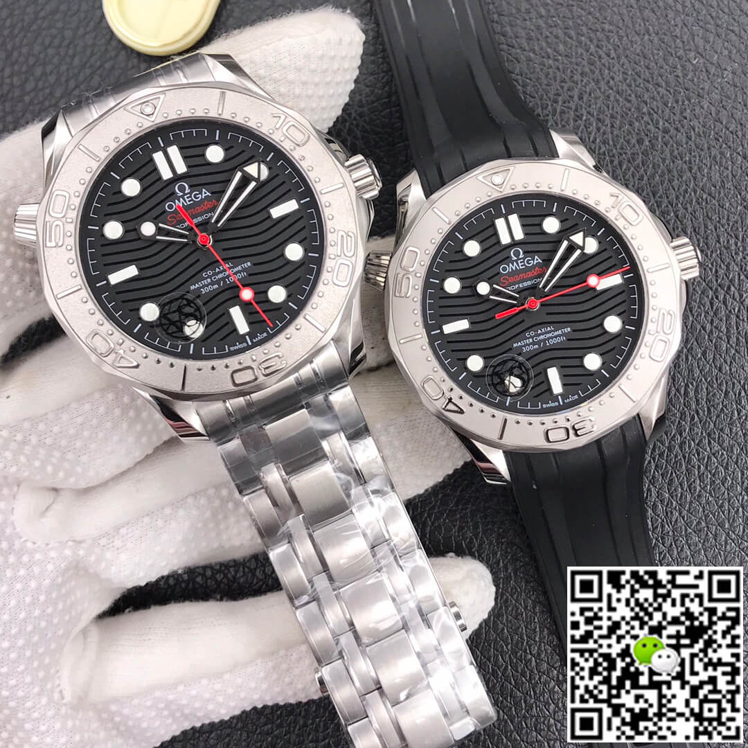 Replica 0me*ga Seamaster Diver 300M 210.32.42.20.01.002 1:1 Best Edition VS Factory Black Dial