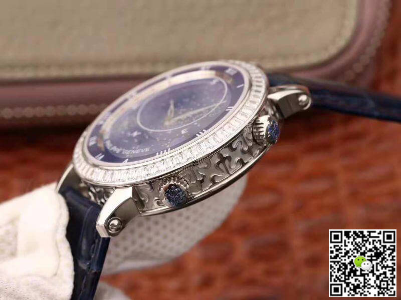 Replica Pat*k Phi1i*pe Grand Complications 5102G TW Factory Men Watches 1:1 Best Edition Swiss ETA240 Blue Dial