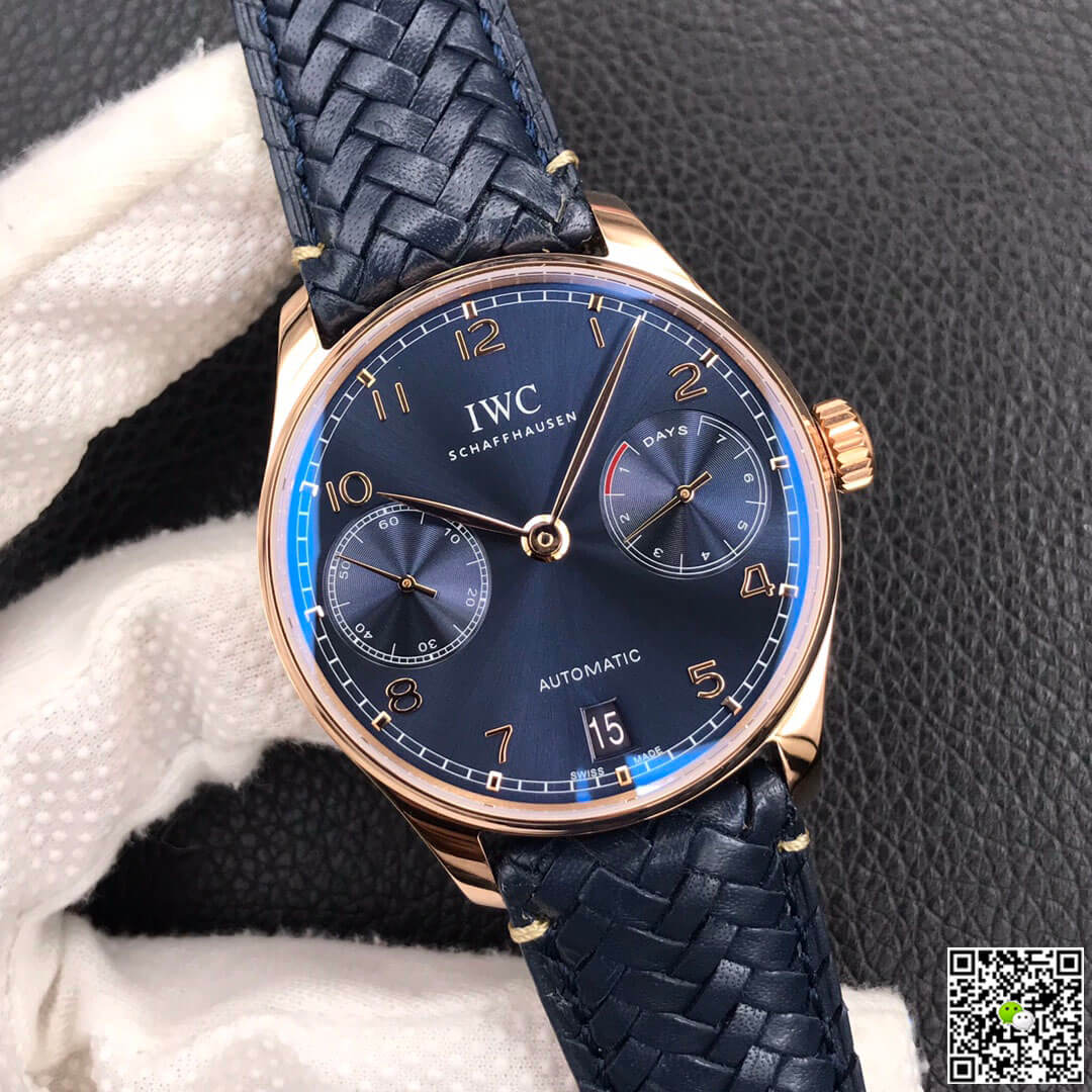 Replica IWC Portugieser IW500713 1:1 Best Edition ZF Factory Blue Dial