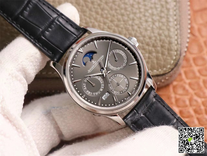 Replica Jaeger LeCoultre Master Ultra Thin 130354J 1:1 Best Edition V9 Factory Gray Dial Swiss ETA868