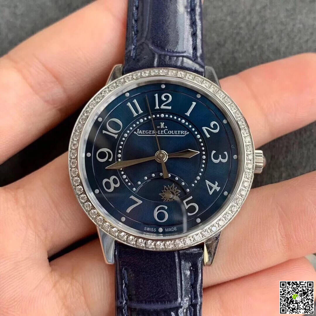 Replica Jaeger LeCoultre Rendez Vous 3448480 1:1 Best Edition ZF Factory Blue Dial
