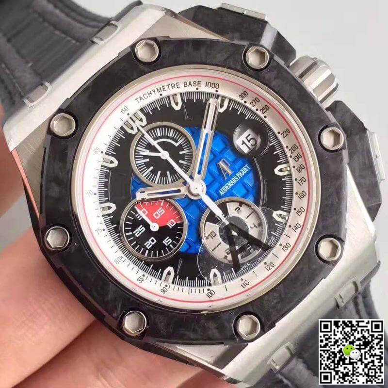 Replica Audemars P1g*et Royal Oak Offshore 26290PO.OO.A001VE.01 JF Factory 1:1 Best Edition Swiss ETA3126 Blue Dial