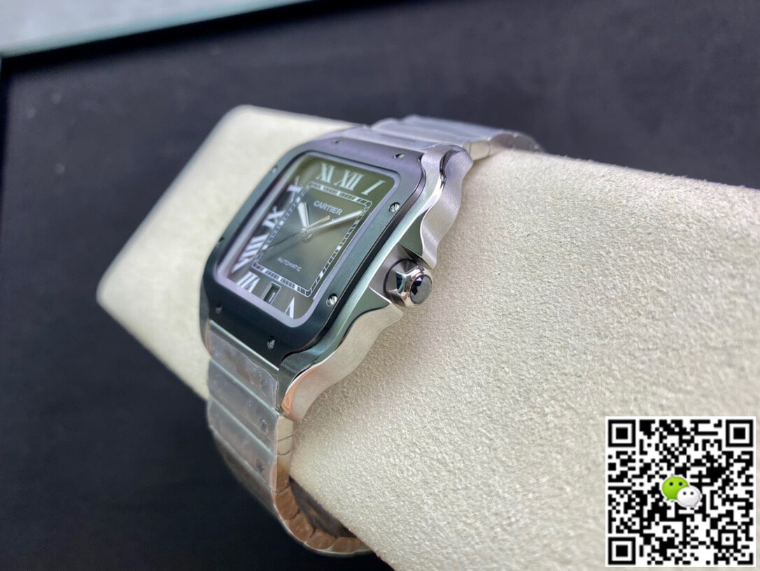 Ca*t1er Watch Rep Santos WSSA0037 1:1 Best Edition GF Factory V2 Gray Dial