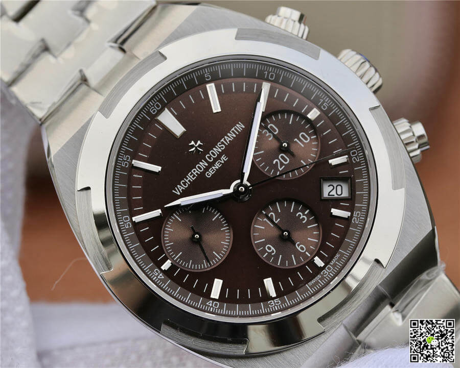Replica Vacheron C0nstan1n Overseas 5500V/110A-B147 1:1 Best Edition 8F Factory V2 Brown Dial