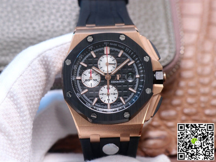Replica Audemars P1g*et Royal Oak Offshore 26401RO.OO.A002CA.01 1:1 Best Edition JF Factory Black Dial