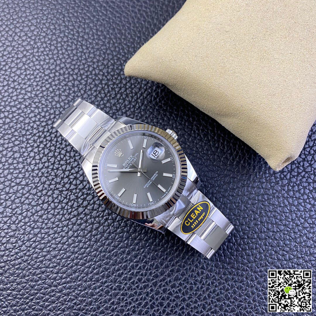 Replica R01ex Datejust M126334-0013 1:1 Best Edition Clean Factory Grey Dial