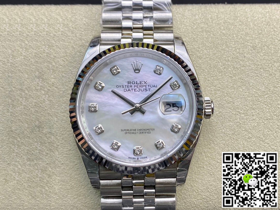 Replica R01ex Datejust 178384-NG-63160 31MM 1:1 Best Edition EW Factory Silvery White Dial