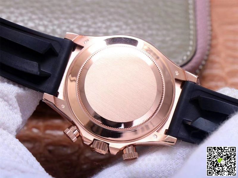 R01ex Daytona Replica M116515LN-0017 1:1 Best Edition Noob Factory Black Dial Swiss ETA4130