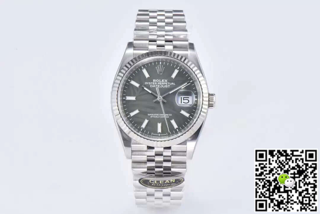 Replica R01ex Datejust M126234-0047 36MM 1:1 Best Edition Clean Factory Green Dial